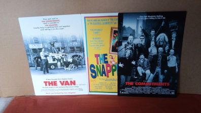 The Snapper, The Van, The Commitments movie posters