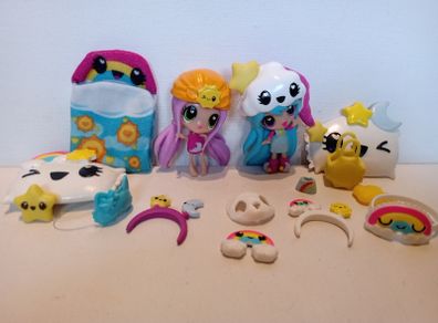 Kawaii Crush Day and Night  Slumber Party Dolls Set Rare!