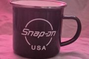 Snap-on tools enamel coffee cup.