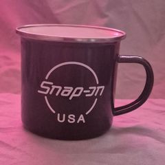 Snap-on tools enamel coffee cup.
