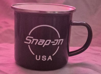 Snap-on tools enamel coffee cup.
