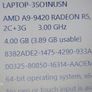HP 15.6 inch Laptop, TPN-C130, 4GB Ram, 1 Terrabyte, Windows 10, AMD A9-9420 Radeon R5, 5 Compute Cores, 2C+3G, 3.0GHz, Microsoft Edge, Chrome Image 7