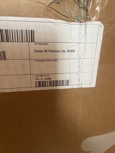 NEW Emma Mattress Lite- King Size- 150x200cm UNOPENED