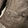 Leather jacket chocolate immaculate condition Image 3