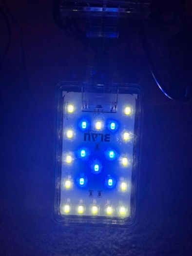 3x Aquarium LED Lights BLAU for marine tank + Mini controller