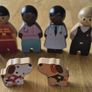 Wooden career figures X 8 Image 2