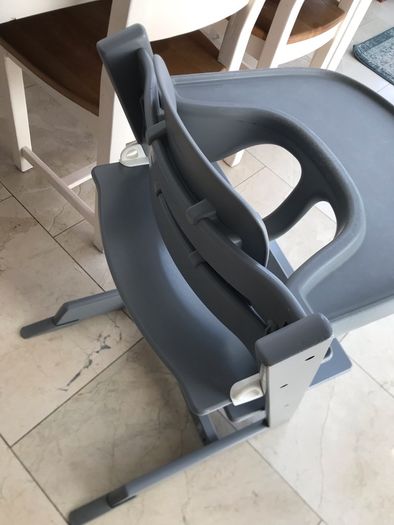 Stokke Tripp Trapp Grey tray, harness and full set baby high chair