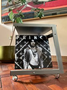 Vintage vinyl table mid century