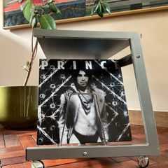 Vintage vinyl table mid century