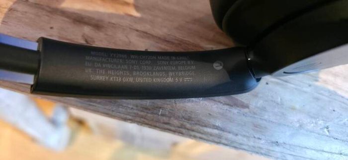 Sony over-ear bluetooth headphones