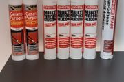 White and Clear Silicones and Gun O Prene