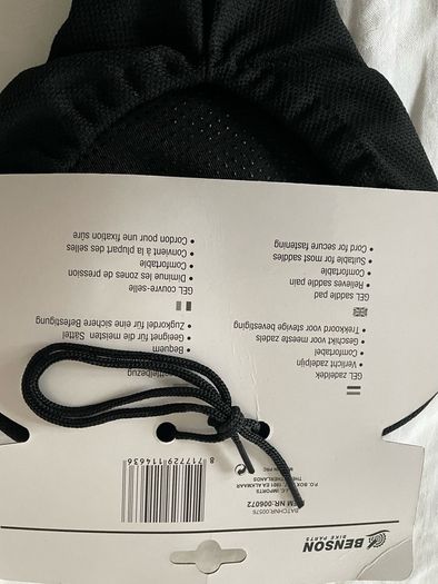 Memory foam saddle cover