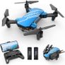 D20 Mini Drone for Kids with 720P HD FPV Camera, Foldable RC Quarcopter for Boys Girls with Altitude Hold, Headless Mode, One Key Start, Tap Fly, Speed Adjustment, 3D Flips, 2 Modular Batteries MULTIPLE COLOURS AVAILABLE (FREE POSTAGE) Image 3