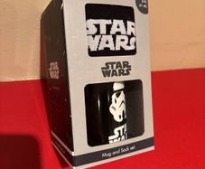 Star Wars stormtrooper mug and sock set NEW