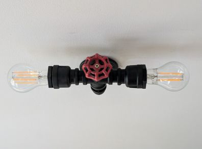 Small industrial ceiling light
