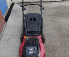 petrol lawnmower