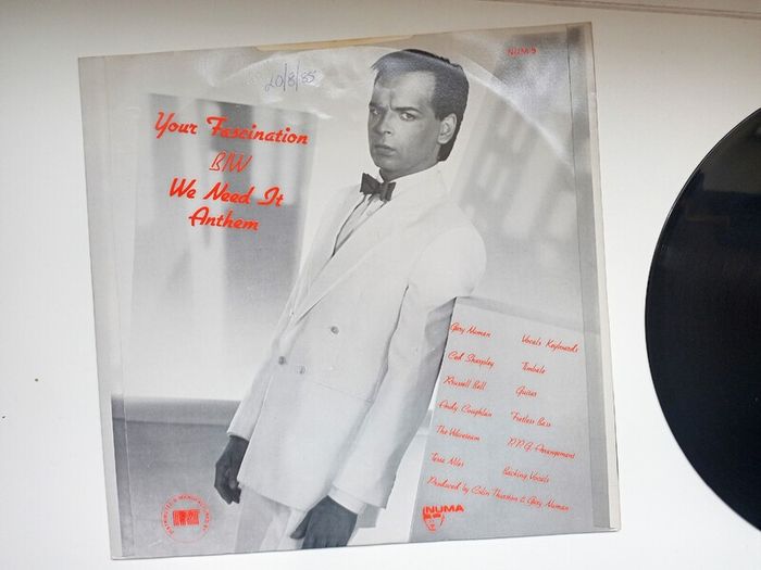 Fascination  Gary Numan 12,, Single 1985