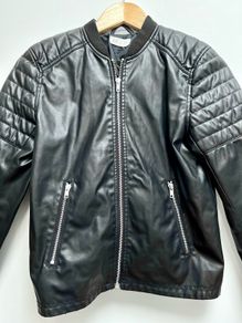 Kids H&M black bomber jacket