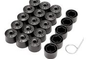 20x 17mm Car Wheel Hub Nut Bolt Covers for VW Volkswagen Jetta Polo Tiguan Golf MK4 Passat B6 Seat Leon Ibiza Tire Screw Caps Accessories