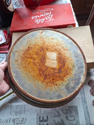 Vintage-style Red Metal Coca-Cola Serving Tray featuring the classic "Things Go Better With Coke" advertising slogan and a contour bottle graphic
