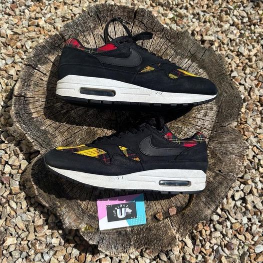 Nike Air Max 1 Premium Tartan Black