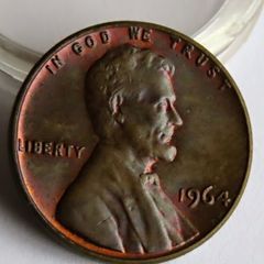 1964 USA Cent Lincoln Memorial Cent