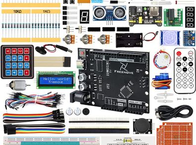 Ultimate Starter Kit with Board V4 (Compatible with Arduino IDE), 274-Page Detailed Tutorial, 217 Items, 51 Projects (FREE POSTAGE)