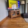 Book case, tv unit and hall table plus mirror Image 3