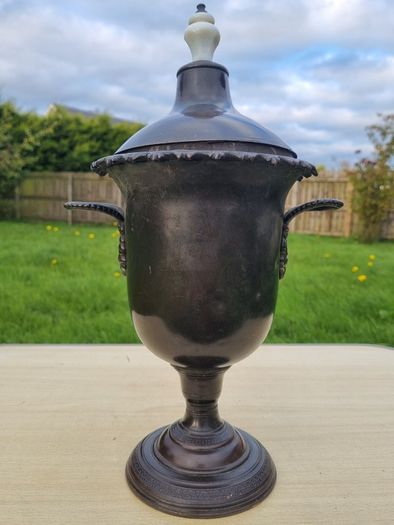 A nineteenth-century samovar (bamberka / urn for tea and hot water)