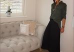 Maxi black Skirt Marks&Spencer size UK12 EU40 Postage included