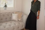 Maxi black Skirt Marks&amp;Spencer size UK12 EU40 Postage included