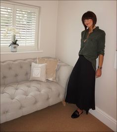 Maxi black Skirt Marks&Spencer size UK12 EU40 Postage included