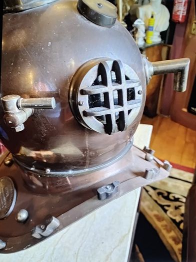 Two diving helmets