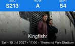 2 X seated tickets for Kingfishr at Thomond Park