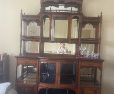 Edwardian Rosewood Display Cabinet