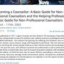 On Becoming a Counsellor : A Basic Guide for Non-Professional Counsellors and the Helping Professions Eugene Kennedy Sara C. Charles Image 3