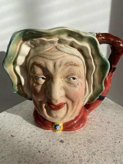 Antique China Toby jug Cheese Closch Cottage Biscuit Barrel Jugs