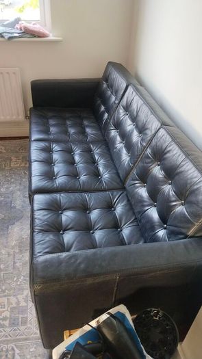 leather couch