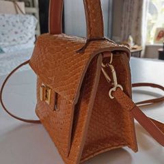 RARE Authentic Silvano Biagini Genuine Python Leather Handbag - New With Tags