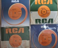 DAVID BOWIE 4 x Irish press RCA Singles