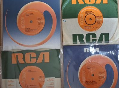 DAVID BOWIE 4 x Irish press RCA Singles