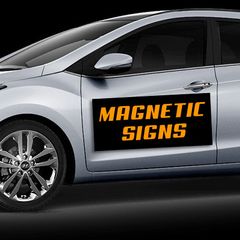 Full Colour Digitally Printed Magnetic Vehicle Signs (Pair) Car Magnet Signs