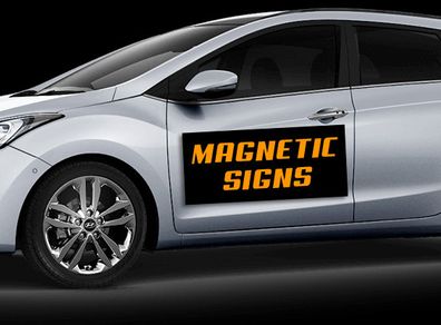 Full Colour Digitally Printed Magnetic Vehicle Signs (Pair) Car Magnet Signs