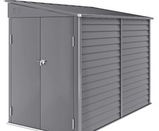 Galvanised Metal Garden Shed with Foundation Kit
