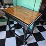 Small Vintage 1920s oak table Image 8