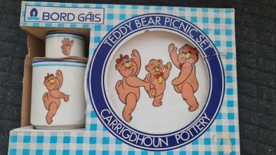Rare Bord Gais Teddy Bear picnic set - Carrigdhoun Pottery