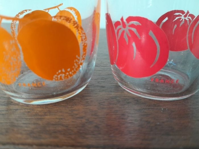 Vintage Juice Glasses set of 2