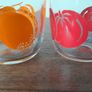 Vintage Juice Glasses set of 2 Image 2