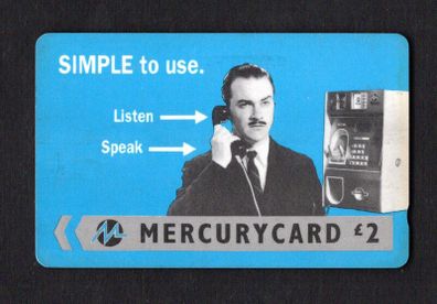 Great Britain Mercury Harry Enfield (GPT - Magnetic) Phone Card