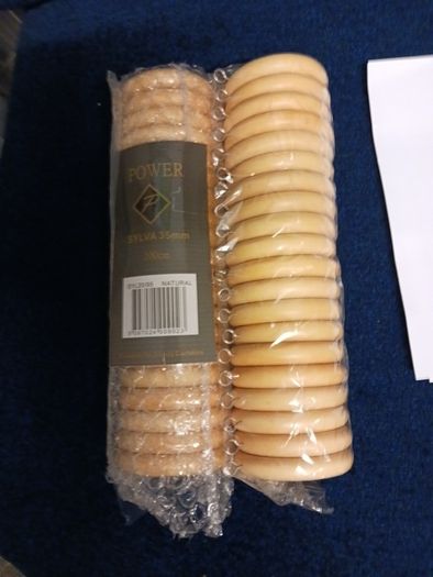wooden curtain rings